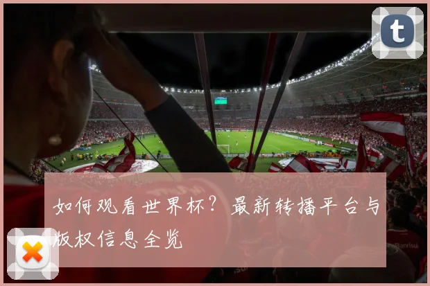 如何观看世界杯？最新转播平台与版权信息全览
